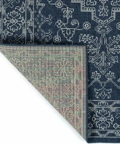 Budget ❤️ Kaleen Rugs Kaleen Indoor Outdoor Lightweight Sunice Rug, Navy, 5'x7'6" 💯 -Cheap Rugs Store 6711856d0cae14fe 4375 w800 h800 b0 p0