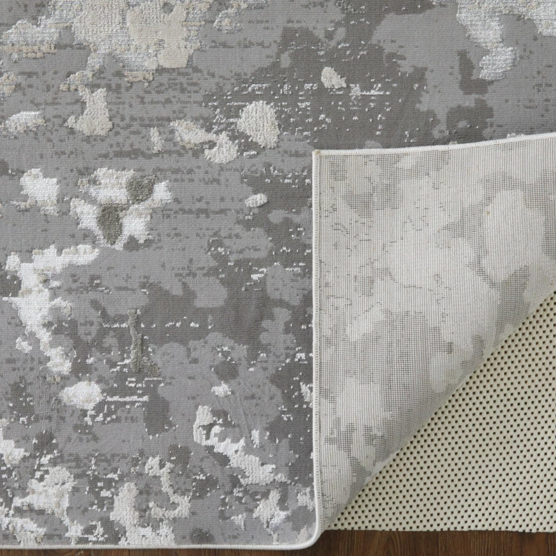 Best Pirce 🔔 Feizy Rugs Weave & Wander Orin Modern Metallic Fluid Rug, Silver/Gray, 8'x11' 😀 8 Best Pirce 🔔 Feizy Rugs Weave & Wander Orin Modern Metallic Fluid Rug, Silver/Gray, 8'x11' 😀 - Image 8