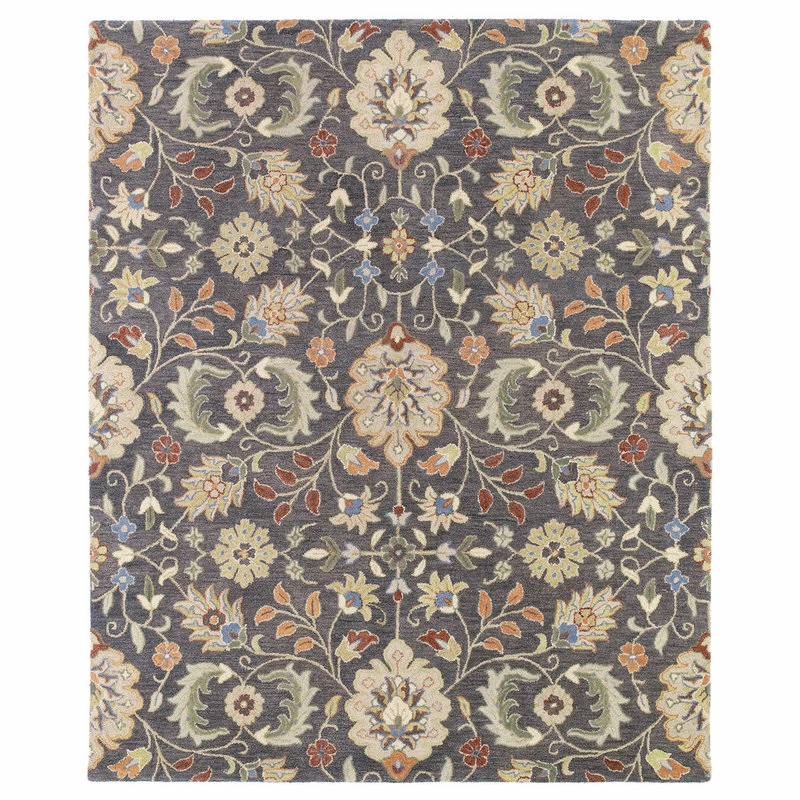 Buy ⭐ Kaleen Rugs Kaleen Helena Pewter Hand-Tufted Rug, 10'x14' ⌛ 2 Buy ⭐ Kaleen Rugs Kaleen Helena Pewter Hand-Tufted Rug, 10'x14' ⌛ - Image 2