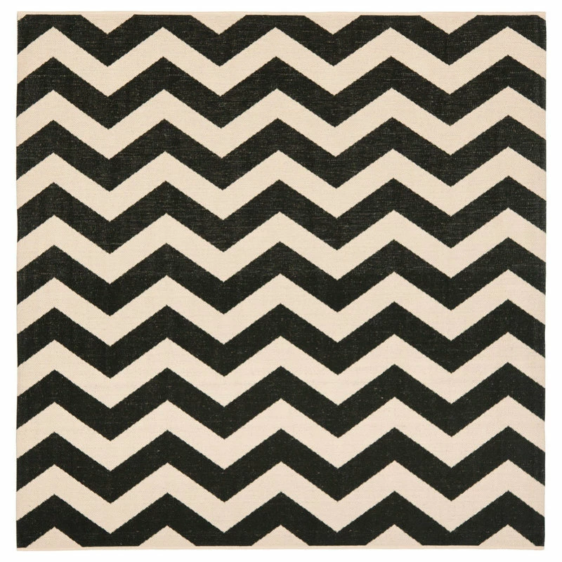 Brand new ⌛ Safavieh Courtyard CY6245 Indoor/Outdoor Rug, Black/Beige, 5'3" Square 🛒 2 Brand new ⌛ Safavieh Courtyard CY6245 Indoor/Outdoor Rug, Black/Beige, 5'3" Square 🛒 - Image 2