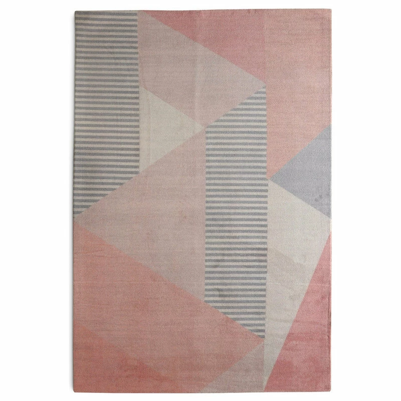 Flash Sale 😍 RugSmith Blush Memphis Mid-Century Modern Geometric Area Rug, 7'6"x9'6" 👏 2 Flash Sale 😍 RugSmith Blush Memphis Mid-Century Modern Geometric Area Rug, 7'6"x9'6" 👏 - Image 2