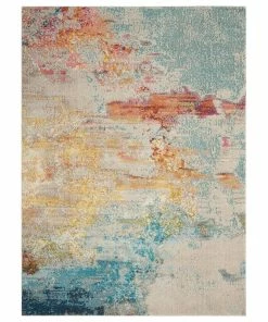 Discount 👏 Nourison Celestial CES02 Area Rug, Sealife, 7'10" X 10'6" 🎁 -Cheap Rugs Store 6d61e4e8020ec906 8630 w800 h800 b1 p0