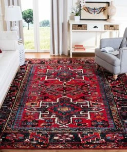 Flash Sale 💯 Safavieh Vintage Hamadan Collection VTH211 Rug, Red/Multi, 8' X 10' ✨ -Cheap Rugs Store 6e21ddfb0e713496 4145 w800 h800 b0 p0