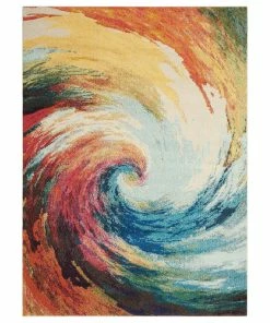 Flash Sale 👏 Nourison Celestial Wave CES07 Multicolor Area Rug, 3'11"x5'11" 😀 -Cheap Rugs Store 6e916f4a0e848361 5782 w800 h800 b1 p0