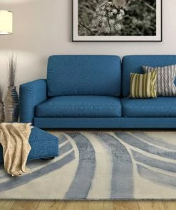 Budget 👍 RugSmith Slate Compass Contemporary Modern Area Rug, 5'6"x8'6" 🛒 -Cheap Rugs Store 6f11d8930a70f7a6 2878 w800 h800 b0 p0