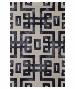 Best deal 🎉 Feizy Rugs Weave & Wander Marengo Tufted Key Wool Rug, Black, 8'x11' 👍 -Cheap Rugs Store 70616e780320d0b0 4282 w800 h800 b1 p0