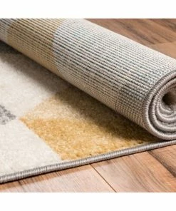 Best reviews of 🤩 Well Woven Mystic Alvin Modern Geometric Gold 5'3"x7'3" Area Rug 👍 -Cheap Rugs Store 70f140240a74dea5 3534 w800 h800 b0 p0