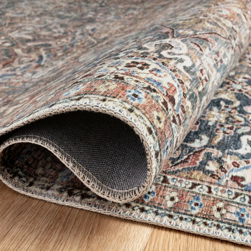 Wholesale 😀 Loloi Rugs Chris Loves Julia X Loloi Jules Denim/Spice 9'-6" X 14' Area Rug 😉 7 Wholesale 😀 Loloi Rugs Chris Loves Julia X Loloi Jules Denim/Spice 9'-6" X 14' Area Rug 😉 - Image 7