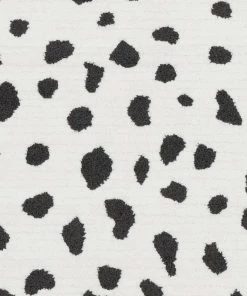 Hot Sale 🔔 Hauteloom Tariffville Dalmatian Black White 7'10" X 10'3" Area Rug ⌛ -Cheap Rugs Store 724130120258b774 1536 w800 h800 b0 p0