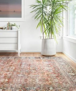 Outlet ⌛ Loloi Rugs Spice, Marine Printed Polyester Layla Area Rug By Loloi II, 9'x12' ⭐