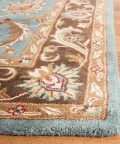 Brand new 👏 Safavieh Heritage Collection HG812 Rug, Blue/Brown, 7'6" X 9'6" ⭐ -Cheap Rugs Store 73d168fb0f47c0b7 8253 w800 h800 b0 p0