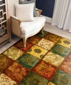 Promo ✔️ Mohawk Home Mohawk Free Flow Artifact Panel Multi, 6'x9' 😀 -Cheap Rugs Store 752130d20f4e54ef 8611 w800 h800 b0 p0