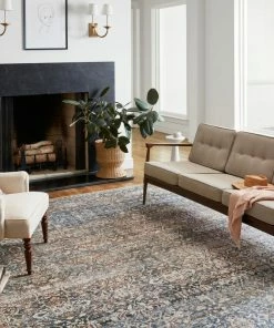 Wholesale 😀 Loloi Rugs Chris Loves Julia X Loloi Jules Denim/Spice 9'-6" X 14' Area Rug 😉