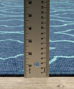 Buy 😀 Newcastle Home Madelina Lattice Navy And Blue Indoor Or Outdoor Area Rug, 6'7"x9'6" ✨ -Cheap Rugs Store 75e1db2e0ef507d5 7929 w800 h800 b0 p0