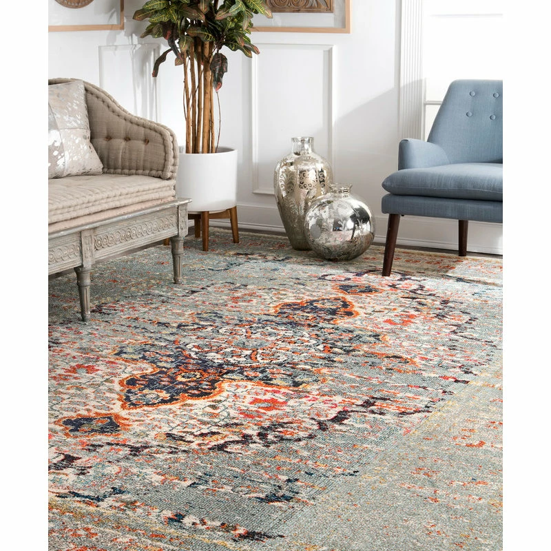Flash Sale ✨ NuLOOM Hazy Damask Medallion Mirage Area Rug, Gray, 9'x12' 🌟 1 Flash Sale ✨ NuLOOM Hazy Damask Medallion Mirage Area Rug, Gray, 9'x12' 🌟