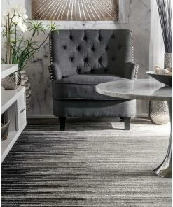 Discount 🎁 NuLOOM Lexie Ombre Striped Area Rug, Black, 6'7"x9' ✔️ -Cheap Rugs Store 77a1d6450e96628a 2160 w800 h800 b0 p0