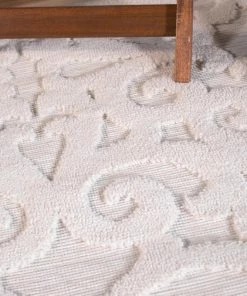 Promo 🔔 Orian Rugs Orian Boucle Indoor/Outdoor Seaborn High-Low Area Rug, Ivory, 1'11"x7'6" 🎁 -Cheap Rugs Store 77f178e50bf2df84 8294 w800 h800 b0 p0