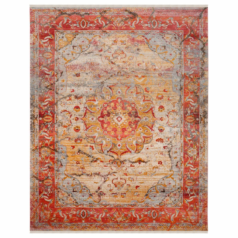 Top 10 💯 Safavieh Vintage Persian Collection VTP435 Rug, Saffron/Cream, 8' X 10' 🎉 3 Top 10 💯 Safavieh Vintage Persian Collection VTP435 Rug, Saffron/Cream, 8' X 10' 🎉 - Image 3