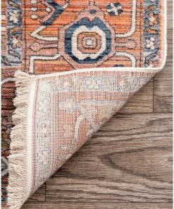 Cheapest 🔥 NuLOOM Ehtel Medallion Fringe Traditional Area Rug, Rust, 6'7"x9'4" 🔔 -Cheap Rugs Store 78718cf20e96409d 1169 w800 h800 b0 p0