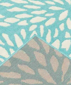 Flash Sale 😍 Newcastle Home Madelina Floral Blue And Ivory Indoor Or Outdoor Area Rug, 6'7"x9'6" 🔔 -Cheap Rugs Store 79018c3b0ef506ad 7501 w800 h800 b0 p0