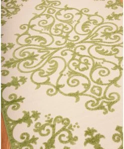 Best Pirce 🎉 Nourison Aloha Green 8 Ft. X 11 Ft. Medallion Contemporary Indoor/Outdoor Area Rug 🔥 -Cheap Rugs Store 79515f6409e57c4f 5219 w800 h800 b0 p0
