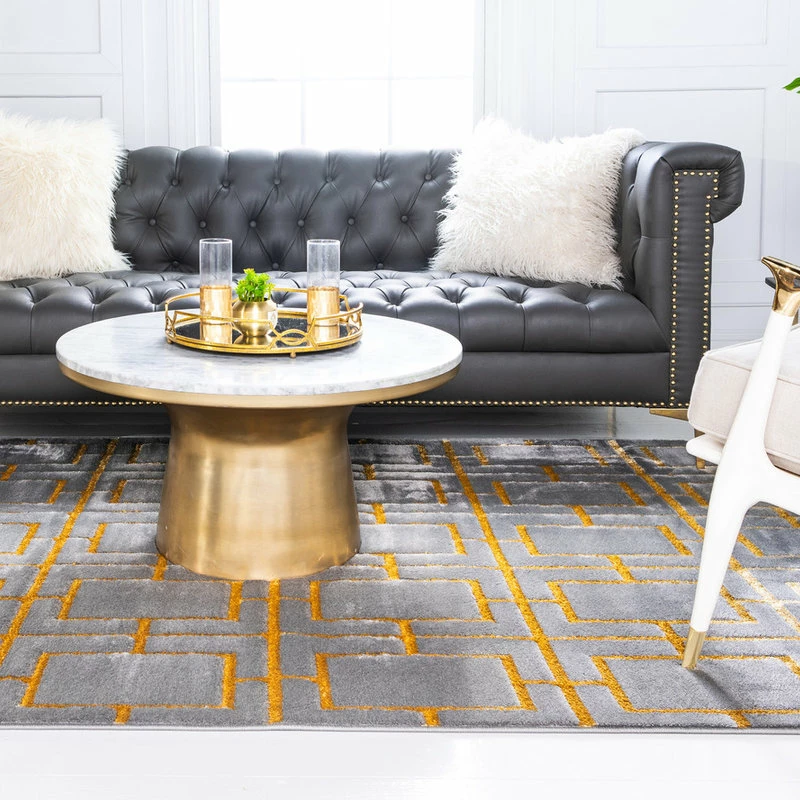 Budget 😀 Unique Loom Marilyn Monroe Gray/Gold Deco Glam Area Rug, 5'x8" ✨ 1 Budget 😀 Unique Loom Marilyn Monroe Gray/Gold Deco Glam Area Rug, 5'x8" ✨