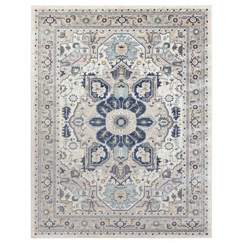 Deals ❤️ Hauteloom Canonsburg Traditional Medallion Persian 7'10" X 10'2" Area Rug 😀 9 Deals ❤️ Hauteloom Canonsburg Traditional Medallion Persian 7'10" X 10'2" Area Rug 😀 - Image 9