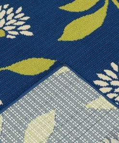 Best Pirce 🥰 Newcastle Home Coronado Indoor And Outdoor Floral Blue And Green Rug, 7'10"x10'10" 👍 -Cheap Rugs Store 80e1f4340ef50243 1088 w800 h800 b0 p0