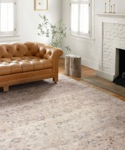 Best Sale ❤️ Loloi Rugs Loloi II Printed Hathaway Blush Ivory Area Rug, 7'6"x9'6" ⭐