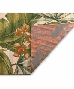 Cheapest 💯 Liora Manne Marina Tropical Leaf Indoor/Outdoor Rug, Cream, 7'10"x9'10" 🛒 -Cheap Rugs Store 82f1880500f9ac57 0313 w800 h800 b1 p0