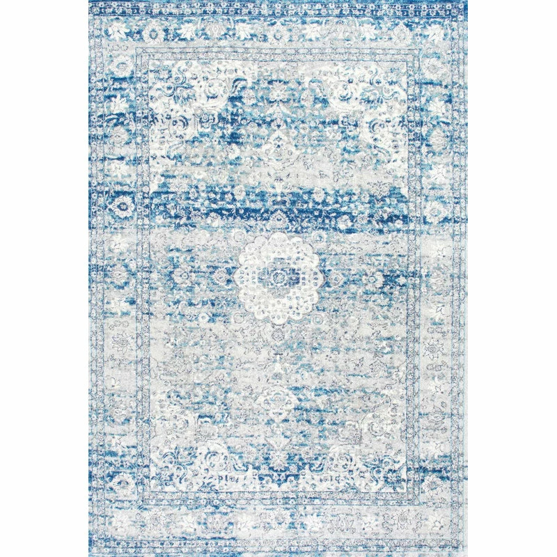 Best Sale 👍 NuLOOM Traditional Vintage Faded Wreath Medallion Rug, 8'x10' ⌛ 2 Best Sale 👍 NuLOOM Traditional Vintage Faded Wreath Medallion Rug, 8'x10' ⌛ - Image 2
