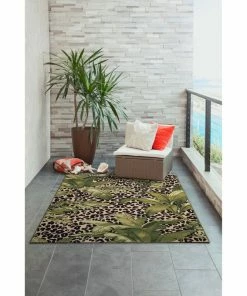Brand new 🧨 Liora Manne Marina Safari Indoor/Outdoor Rug, Green, 4'10"x7'6" 🤩 17 Brand new 🧨 Liora Manne Marina Safari Indoor/Outdoor Rug, Green, 4'10"x7'6" 🤩 -Cheap Rugs Store 84f12d5c0fda847b 0315 w800 h800 b0 p0