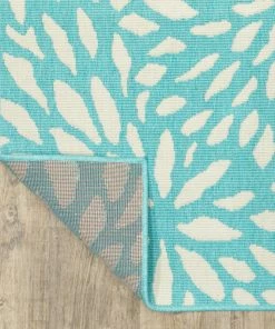 Flash Sale 😍 Newcastle Home Madelina Floral Blue And Ivory Indoor Or Outdoor Area Rug, 6'7"x9'6" 🔔 -Cheap Rugs Store 85316b090ef5067f 7431 w800 h800 b0 p0