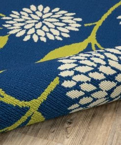 Best Pirce 🥰 Newcastle Home Coronado Indoor And Outdoor Floral Blue And Green Rug, 7'10"x10'10" 👍 -Cheap Rugs Store 85c1e1250ef5023d 1088 w800 h800 b0 p0