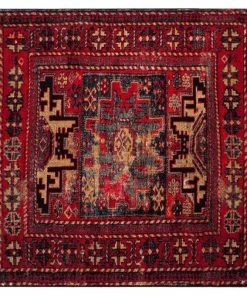 Deals ❤️ Safavieh Vintage Hamadan Collection VTH213 Rug, Red/Multi, 6'7" Square 🎁