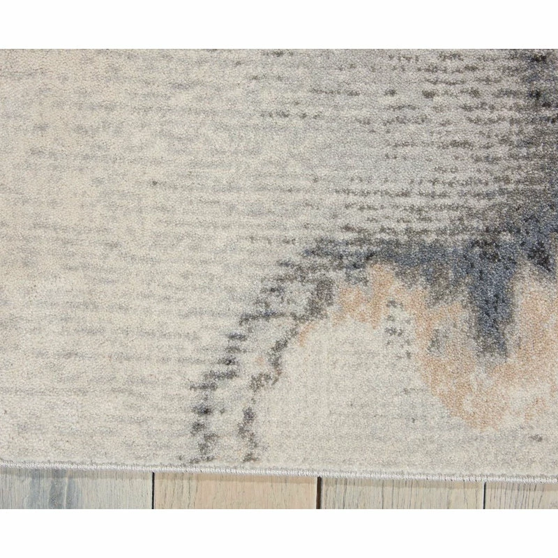 New 😍 Nourison Maxell Gray Area Rug, 7'10"x10'6" 🥰 4 New 😍 Nourison Maxell Gray Area Rug, 7'10"x10'6" 🥰 - Image 4