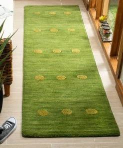 Wholesale 👏 Safavieh Himalaya Collection HIM590 Rug, Green, 2'3" X 8' 🔔