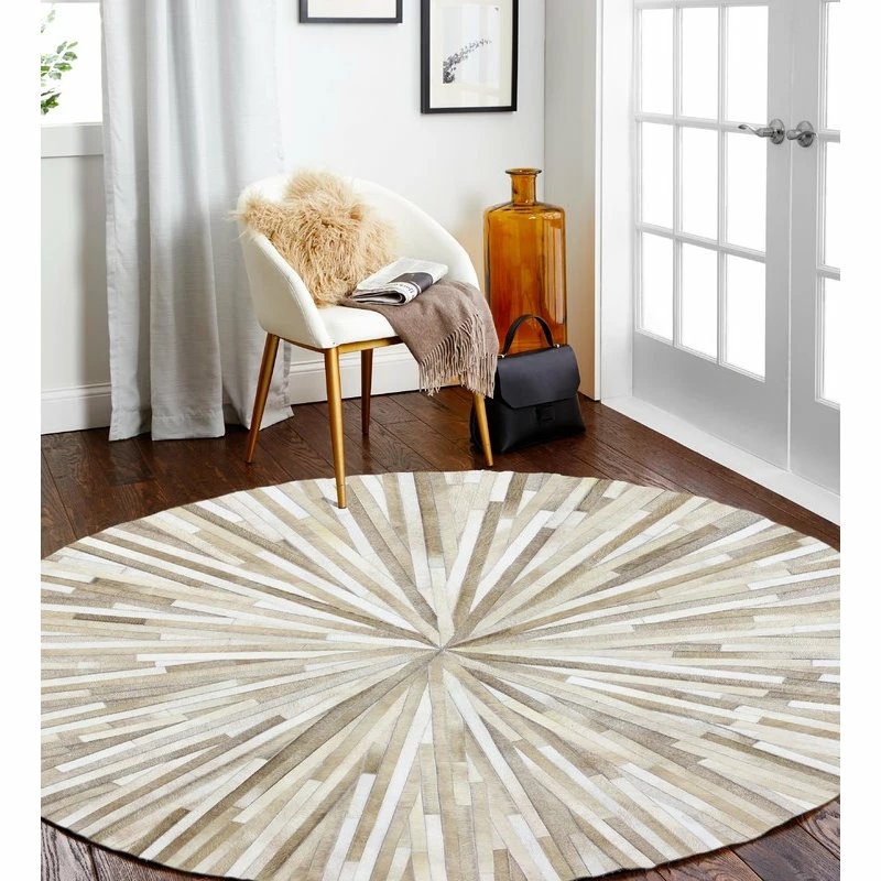 Best deal 😍 Bashian Grant Area Rug, Camel, 6'x6' ⭐ 3 Best deal 😍 Bashian Grant Area Rug, Camel, 6'x6' ⭐ - Image 3