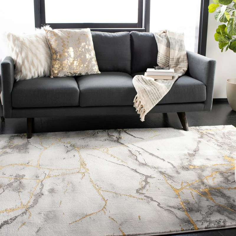 Deals 😍 Safavieh Craft CFT877 Power Loomed Rug, Grey/Gold, 5'3"x7'6" 😍 3 Deals 😍 Safavieh Craft CFT877 Power Loomed Rug, Grey/Gold, 5'3"x7'6" 😍 - Image 3
