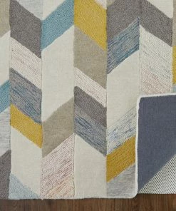Best reviews of 🥰 Feizy Rugs Weave & Wander Binada Tufted Blue/Ivory Rug, Gray/Gold, 9'-6" X 13'-6" 👍 -Cheap Rugs Store 8961bf30029e4902 6712 w800 h800 b0 p0