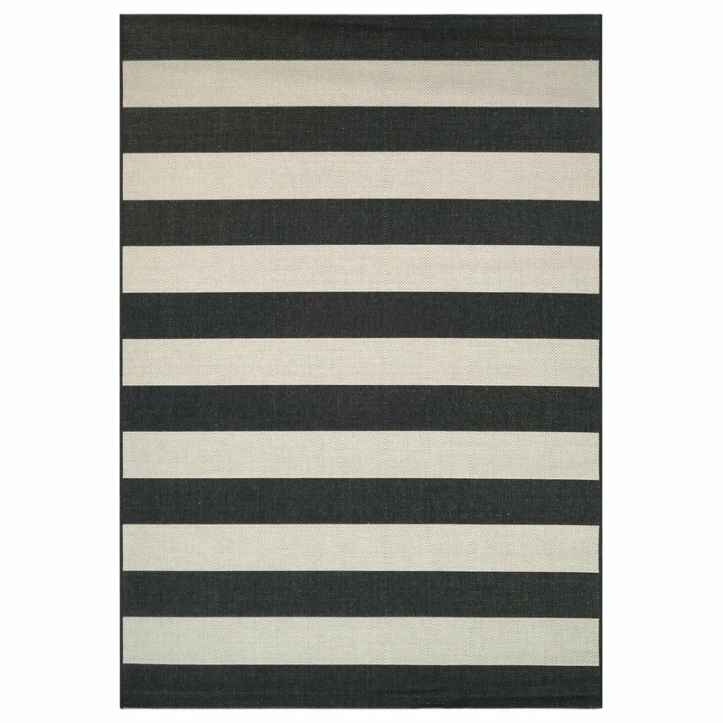 New 😍 Couristan, Inc. Couristan Afuera Yacht Club Indoor/Outdoor Area Rug, Onyx-Ivory, 3'11"x5'7" ⌛ 3 New 😍 Couristan, Inc. Couristan Afuera Yacht Club Indoor/Outdoor Area Rug, Onyx-Ivory, 3'11"x5'7" ⌛ - Image 3