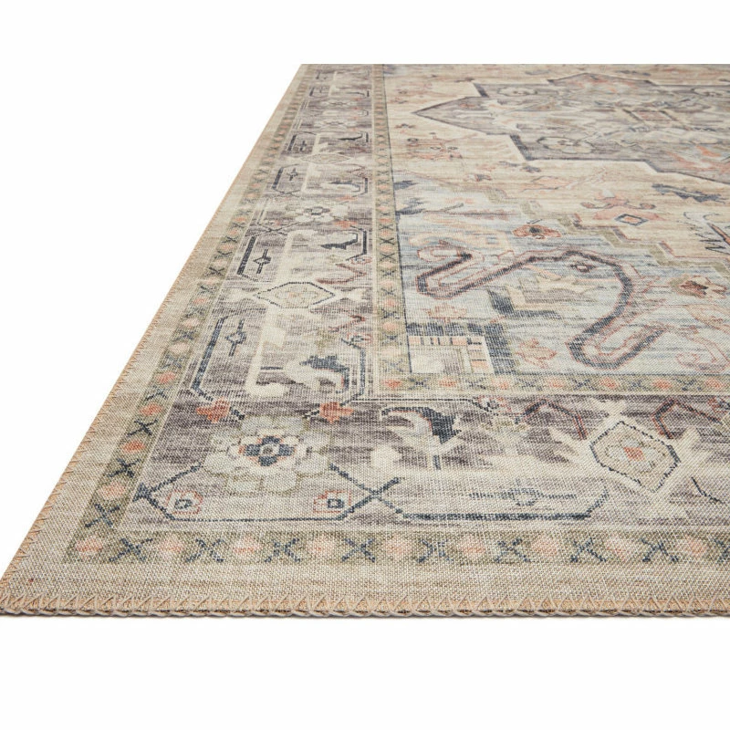 Buy 😉 Loloi Rugs HTH-07 Multi Ivory Printed Hathaway Area Rug By Loloi II, 7'-6" X 9'-6" 👍 5 Buy 😉 Loloi Rugs HTH-07 Multi Ivory Printed Hathaway Area Rug By Loloi II, 7'-6" X 9'-6" 👍 - Image 5