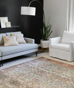 New 😍 Loloi Rugs Ocean, Rust Printed Polyester Layla Area Rug By Loloi II, 7'-6"x9'-6" 🎉 -Cheap Rugs Store 8ca11adc0d63e9bc 7568 w800 h800 b0 p0