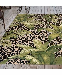 Brand new 🧨 Liora Manne Marina Safari Indoor/Outdoor Rug, Green, 4'10"x7'6" 🤩 21 Brand new 🧨 Liora Manne Marina Safari Indoor/Outdoor Rug, Green, 4'10"x7'6" 🤩 -Cheap Rugs Store 8d317e850fda847a 0315 w800 h800 b0 p0