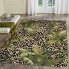 Brand new 🧨 Liora Manne Marina Safari Indoor/Outdoor Rug, Green, 4'10"x7'6" 🤩