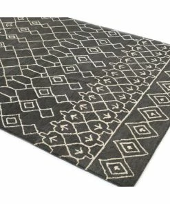Best Sale 🎉 Bashian Avalon Area Rug, Charcoal, 2.6'x8' 🛒