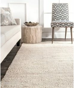 Brand new 😀 NuLOOM Hand-Loomed Chaste Area Rug, Natural, 7'6"x9'6" ⭐ -Cheap Rugs Store 9041f1060e964138 5635 w800 h800 b0 p0