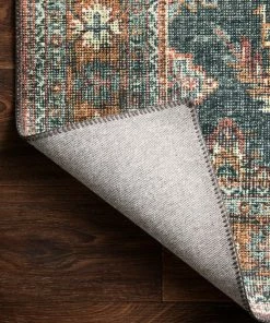 Best Pirce 😀 Loloi Rugs Printed Sea / Rust Skye Area Rug By Loloi II, Sea/Rust, 9'x12' ⭐ -Cheap Rugs Store 925126fc0e9368c9 5643 w800 h800 b0 p0