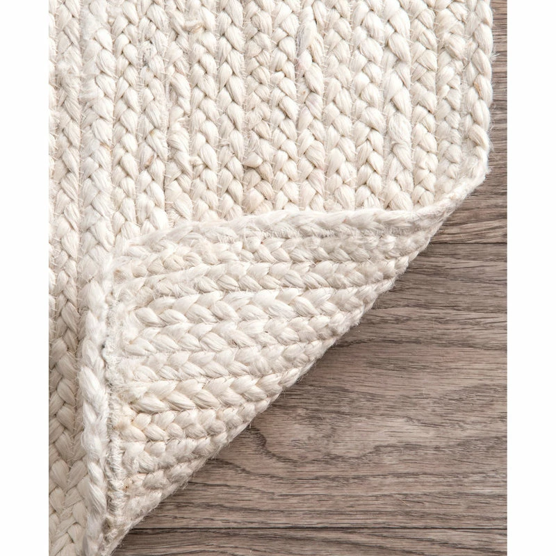 Coupon ๐ NuLOOM Hand Woven Jute And Sisal Rigo Area Rug, Off-White, 6'x9' โญ 5 Coupon ๐ NuLOOM Hand Woven Jute And Sisal Rigo Area Rug, Off-White, 6'x9' โญ - Image 5