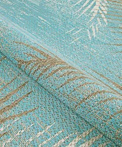 Best deal 😍 Couristan, Inc. Couristan Monaco Tropical Palms Indoor/Outdoor Area Rug, Aqua, 7'6"x10'9" 🧨 -Cheap Rugs Store 93c145880d2f277d 8370 w800 h800 b0 p0
